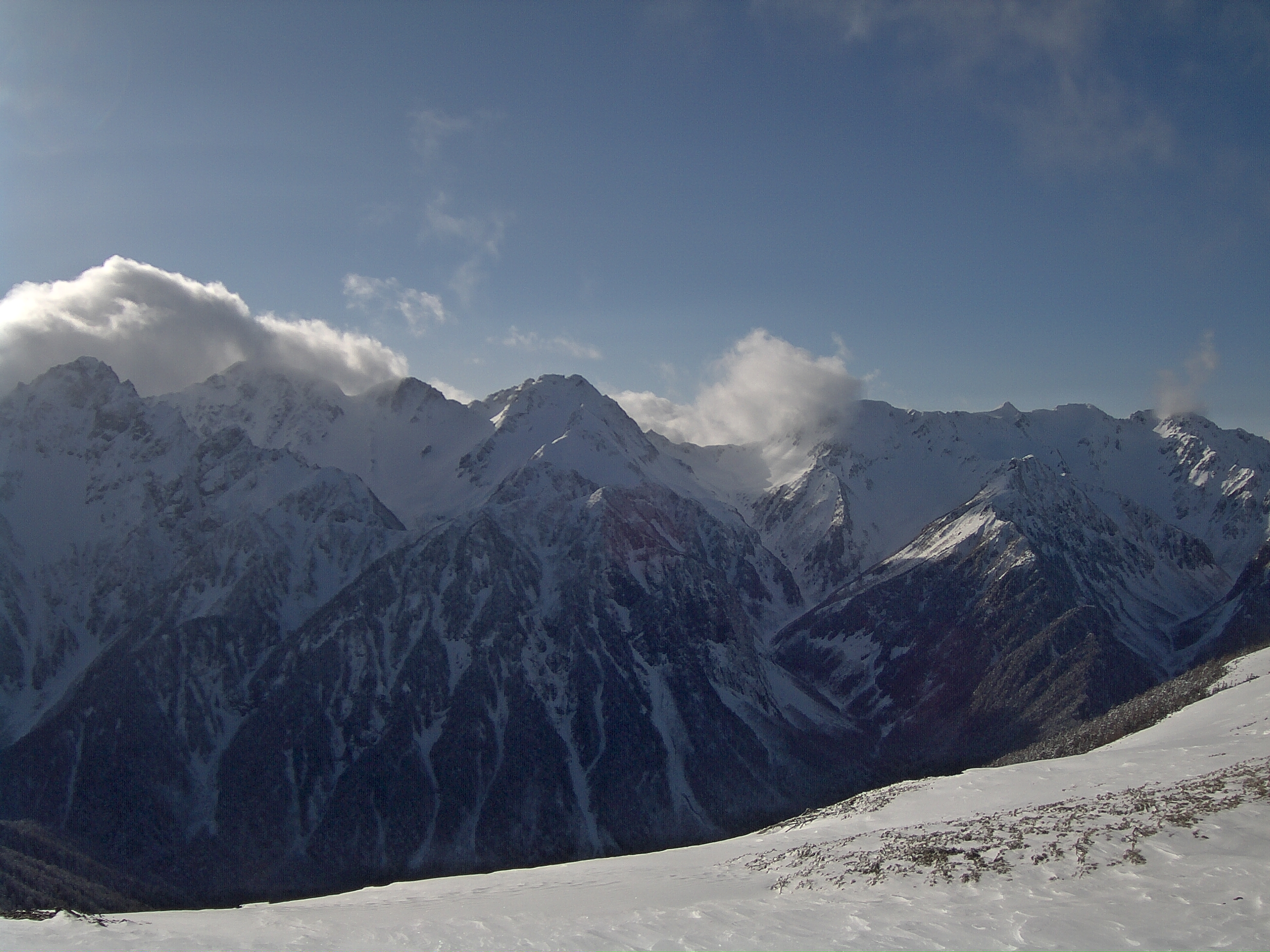 蝶ヶ岳ヒュッテの北アルプスライブカメラ