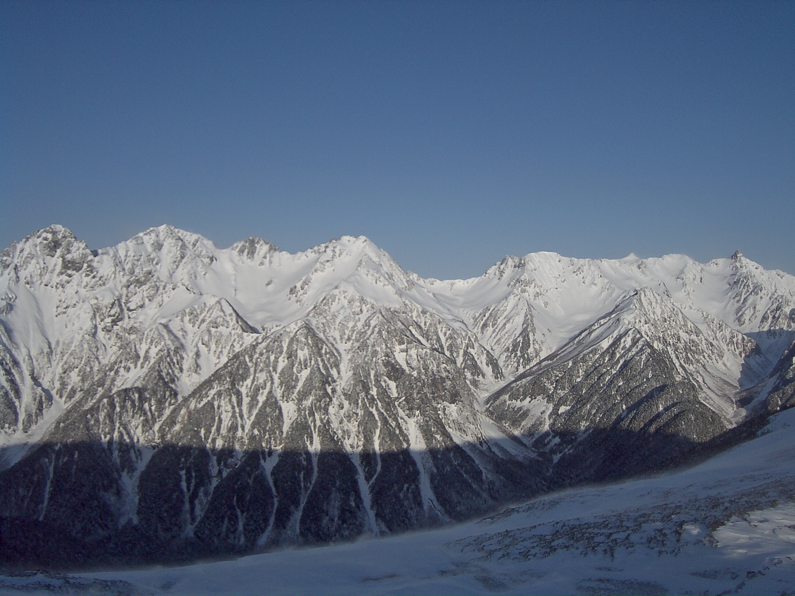 蝶ヶ岳ヒュッテの北アルプスライブカメラ