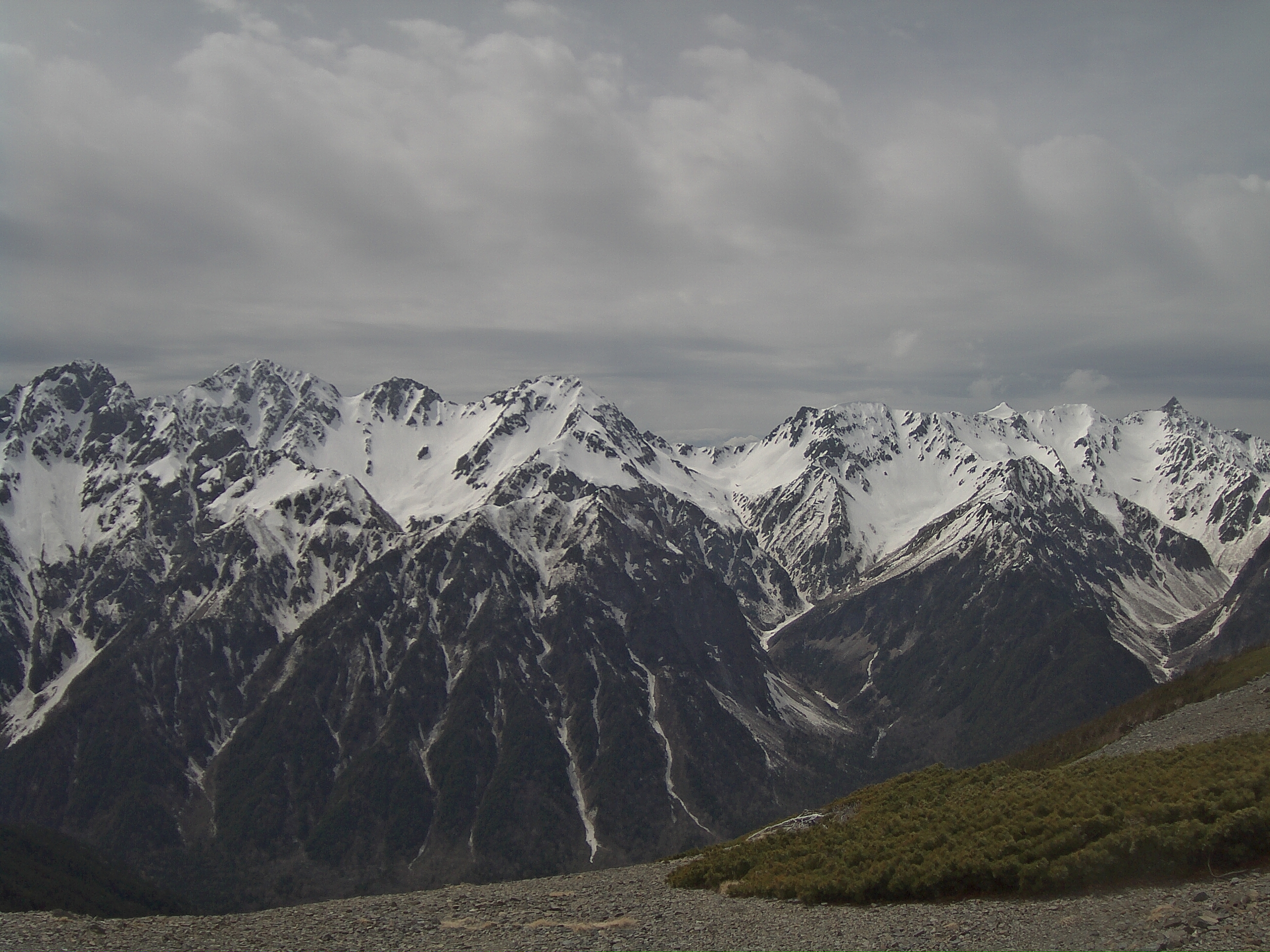 蝶ヶ岳ヒュッテの北アルプスライブカメラ