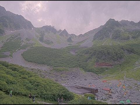 涸沢ヒュッテ 2025年 2025-08-20 16:09 の同時期の景色