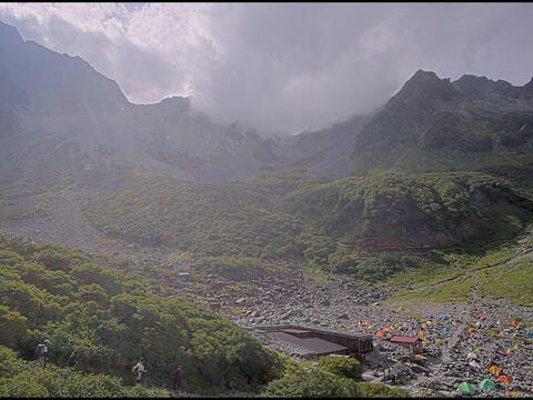 涸沢ヒュッテ 2025年 2025-08-29 14:39 の同時期の景色