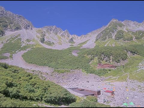 涸沢ヒュッテ 2025年 2025-09-01 10:09 の同時期の景色