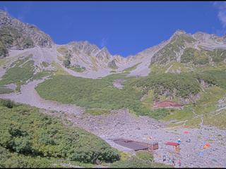 涸沢ヒュッテ 2025年 2025-09-15 08:59 の同時期の景色