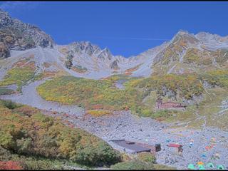 涸沢ヒュッテ 2025年 2025-10-02 09:49 の同時期の景色