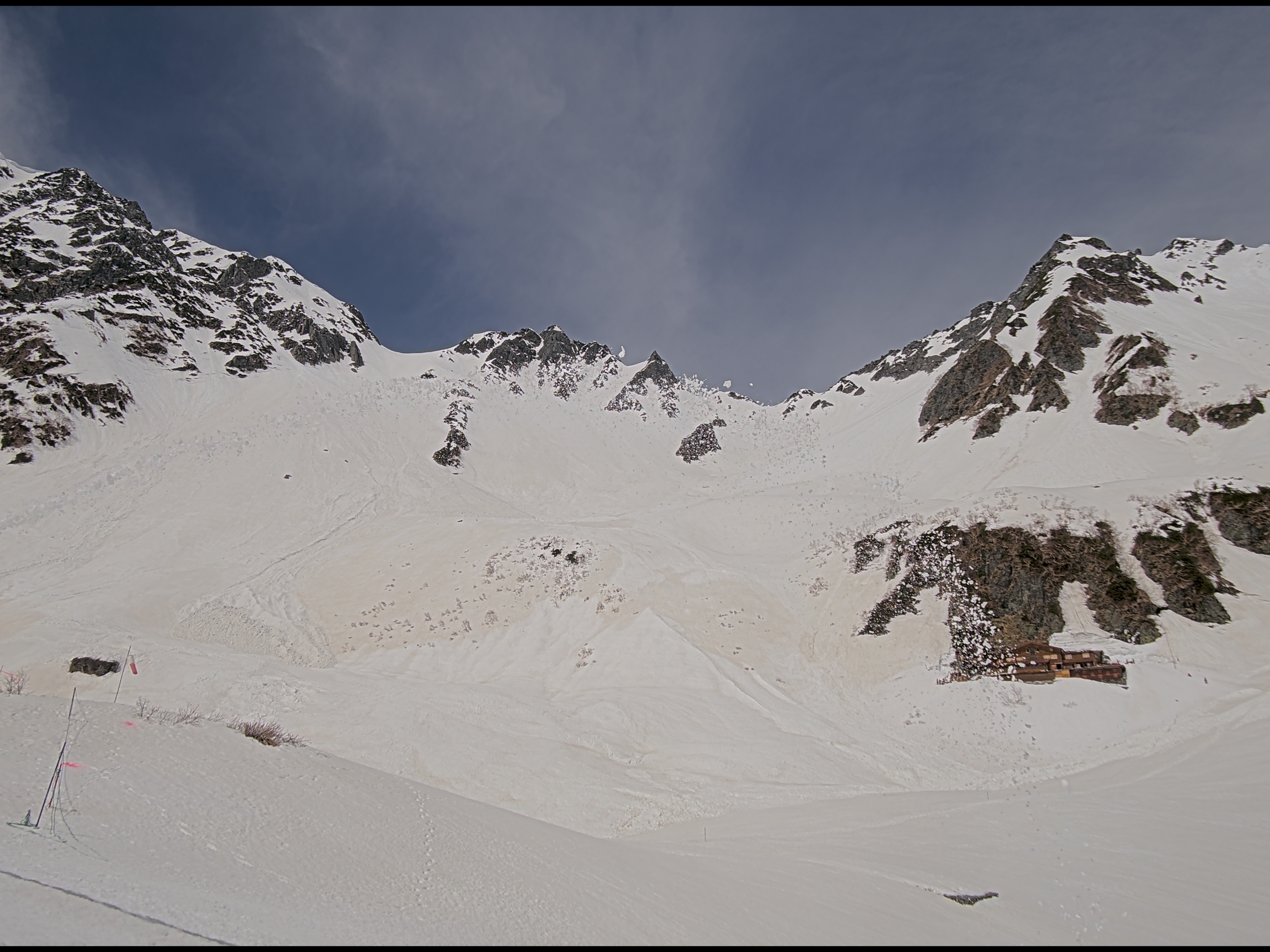 涸沢ヒュッテの北アルプスライブカメラ