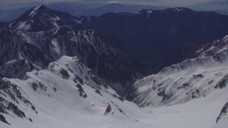 槍ヶ岳山荘東側