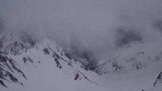 槍ヶ岳山荘東側