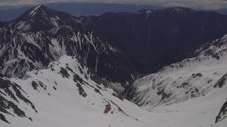 槍ヶ岳山荘東側