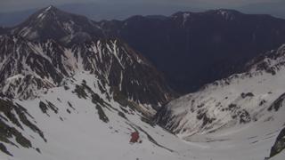 槍ヶ岳山荘東側