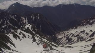 槍ヶ岳山荘東側