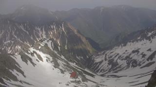 槍ヶ岳山荘東側