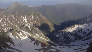 槍ヶ岳山荘東側