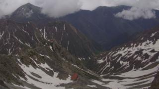 槍ヶ岳山荘東側