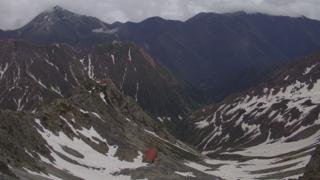 槍ヶ岳山荘東側