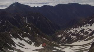 槍ヶ岳山荘東側