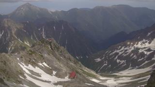 槍ヶ岳山荘東側