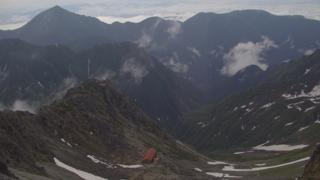 槍ヶ岳山荘東側