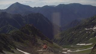 槍ヶ岳山荘東側