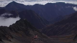 槍ヶ岳山荘東側