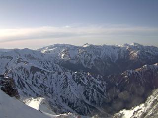 槍ヶ岳山荘北側