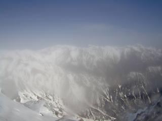 槍ヶ岳山荘北側