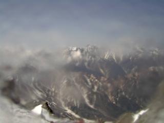 槍ヶ岳山荘北側