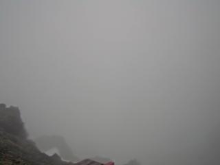 槍ヶ岳山荘北側