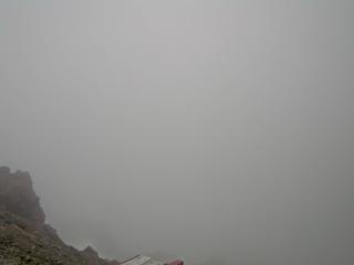 槍ヶ岳山荘北側