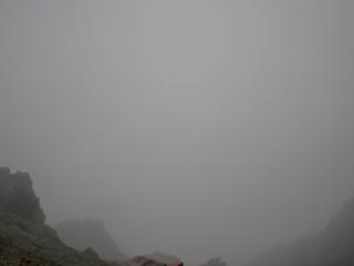 槍ヶ岳山荘北側