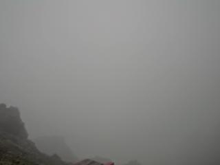 槍ヶ岳山荘北側