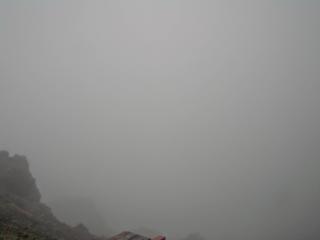 槍ヶ岳山荘北側