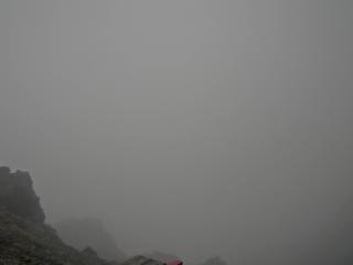 槍ヶ岳山荘北側