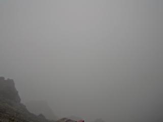 槍ヶ岳山荘北側