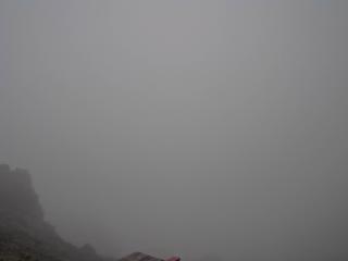 槍ヶ岳山荘北側